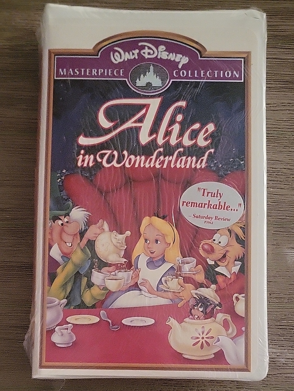 VINTAGE WALT DISNEY’S ALICE IN WONDERLAND VHS — MASTERPIECE COLLECTION